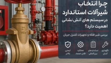 چرا انتخاب شیرآلات استاندارد در سیستم های آتش نشانی اهمیت دارد؟ بررسی شیر فلکه و